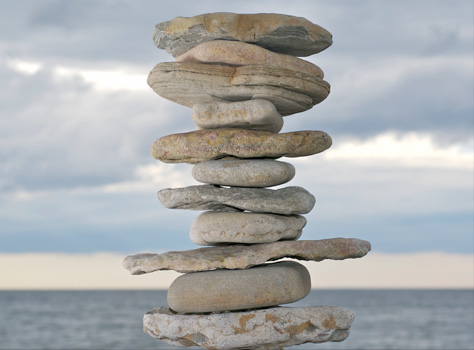 Balanced stones